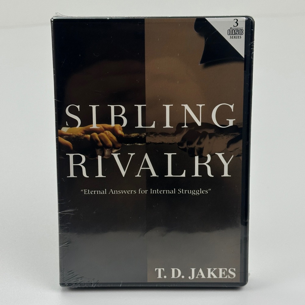 TD Jakes Sibling Rivalry Eternal Answers Internal Struggles 3 CD Series Sealed